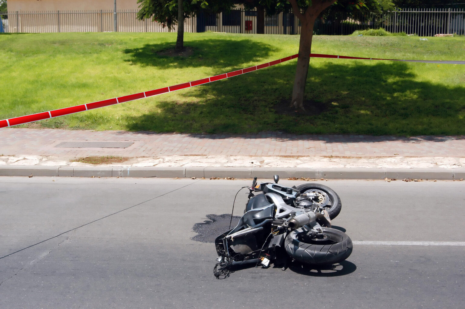 Motorcyclist seriously injured in collision with pickup in Apple Valley.