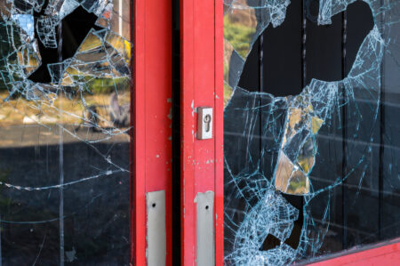 The Caio Terra Academy was damaged in a Park Avenue hit and run crash in San Jose. The front of the studio sustained a lot of damage.