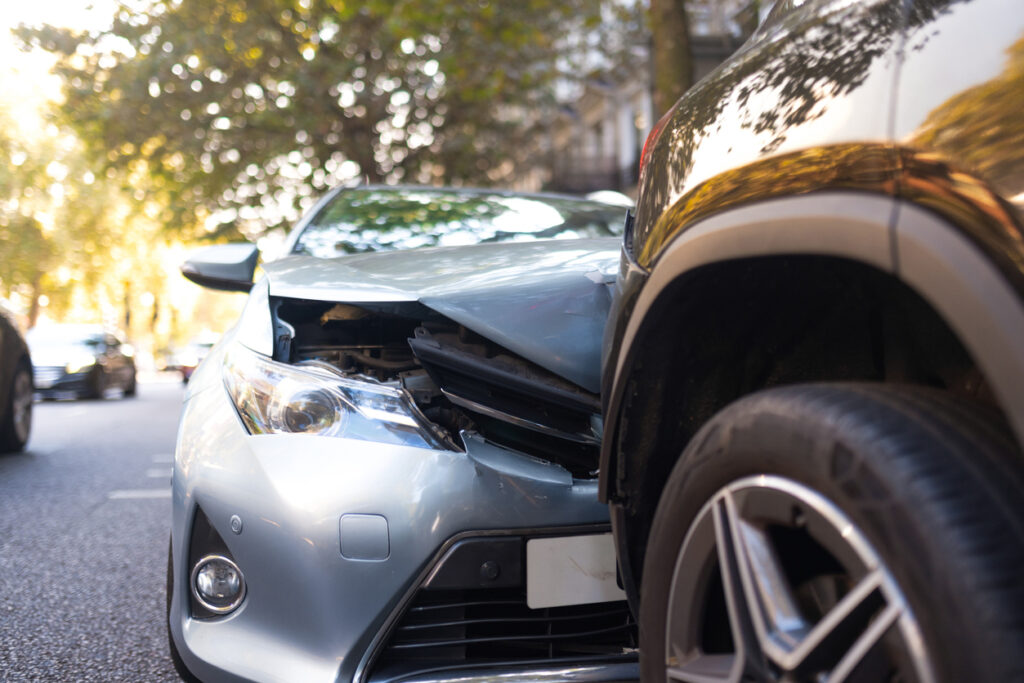 Four people were injured in a Foothill 210 Freeway multi-vehicle accident in Lake View Terrace. Two are in critical condition.