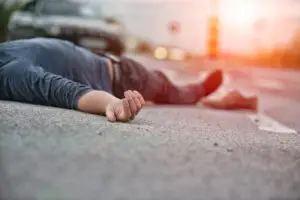 A man in his early 60s died in a La Brea Avenue hit and run crash in the West Adams area of Los Angeles.