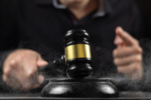 A judge ruling on a hit and run case.