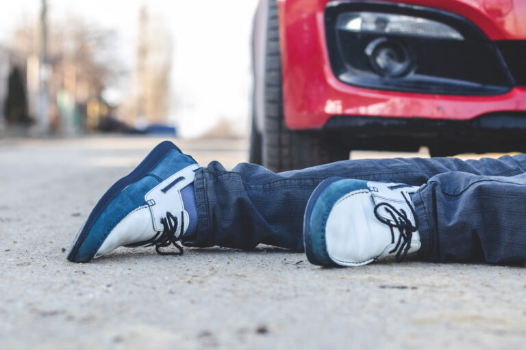 A person was injured in a suspected Hutington Park hit-and-run. Authorities found a black pickup truck nearby, believing the driver fled.