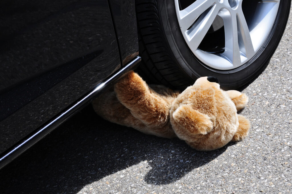 A 3-year-old girl was killed when a car struck her while backing out of a driveway in a Point Plesant Road crash in Elk Grove.