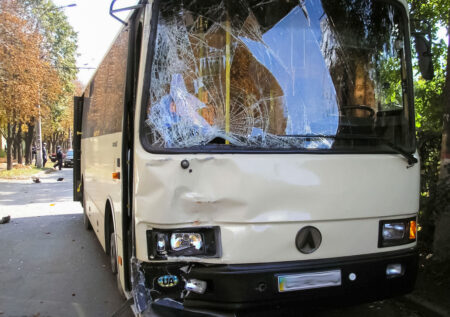 Three people sustained injuries after a bus and a vehicle crashed in a Washington Street collision in La Quinta.