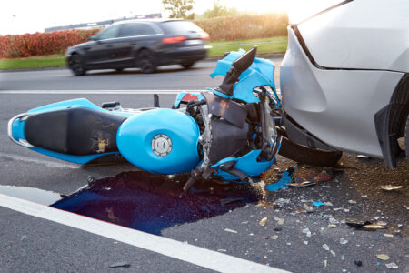 One person was killed when a motorcycle and a Chevy Silverado crashed with one another in a Highway 79 crash in Julian.