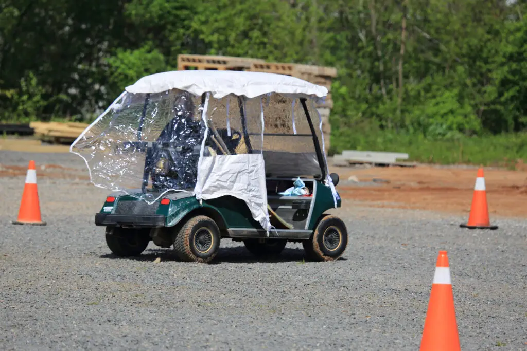 San Vicente Road Collision Injured One in Ramona A man was injured when his golf cart collided with a Toyota Tundra in a San Vicente Road collision in Ramona.