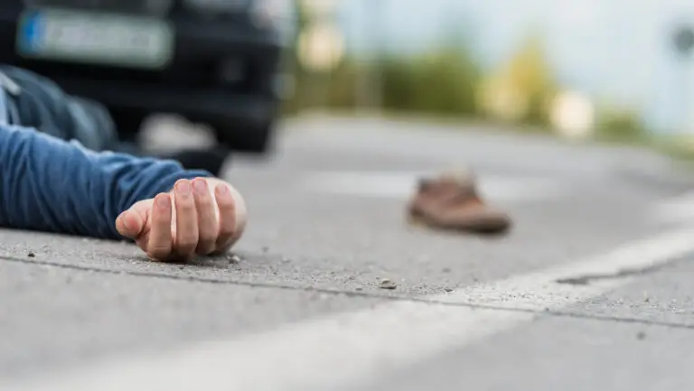A man was killed after he was pinned Tuesday morning by a gravel truck in an Aliso Canyon Road accident in Acton.