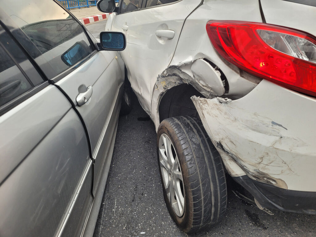 Four people sustained injuries after two vehicles collided near an intersection in a Date Palm Drive crash in Cathedral City.