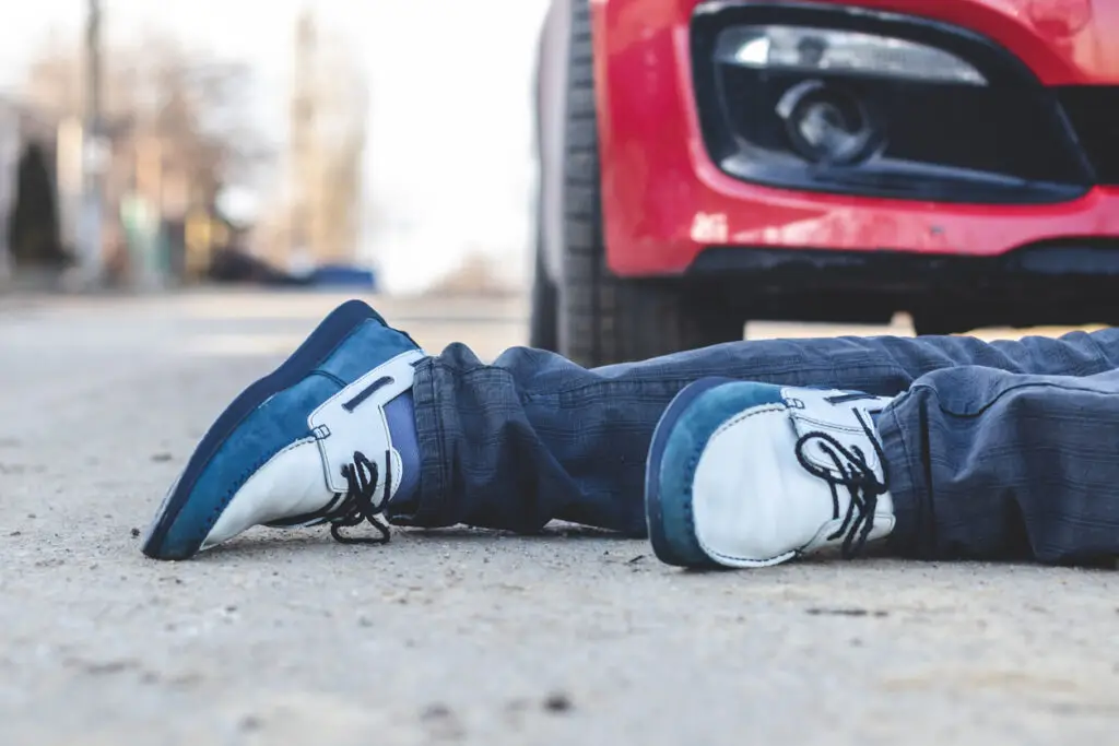 A pedestrian was killed after a vehicle struck him while walking in a crosswalk in an east Palm Canyon Drive collision in Palm Springs.