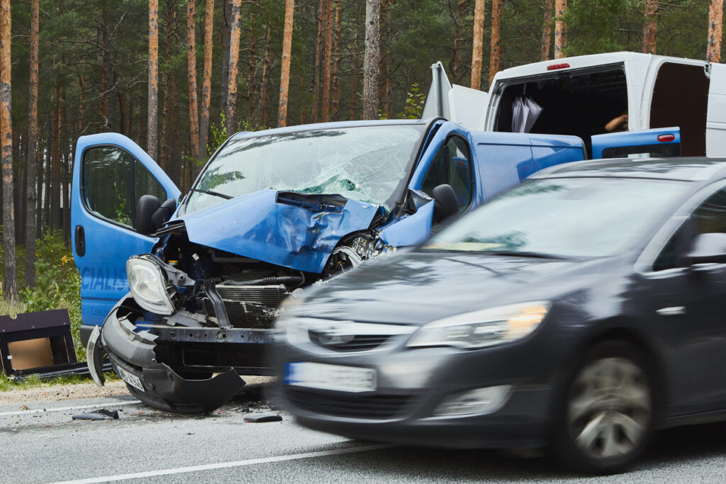 On Sunday afternoon, a head-on collision occurred that led to four people getting Injured. One was airlifted to a hospital