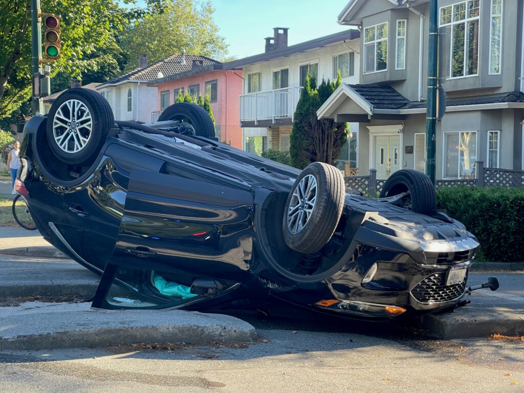The Anderson Vehicle Crash was reported on October 5th involving two pedestrian and a flipped vehicle. The crash killed two people.